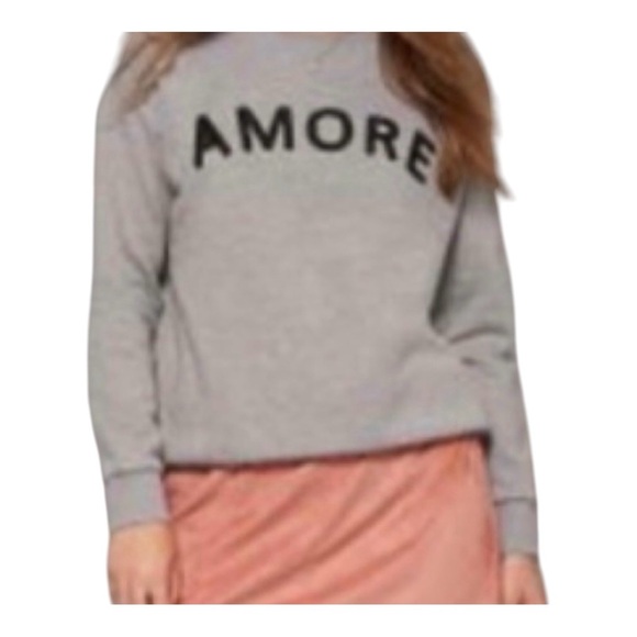 Forever 21 Amore Sweatshirt Sz M - Picture 3 of 4